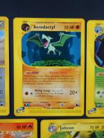Carte Pokemon
Contenu : lot de 5 cartes rares dont Aerodactyl, Moltres,...