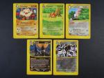 Carte Pokemon
Contenu : Lot de 5 cartes rares dont Noctali, Colossinge,...