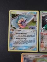 Carte Pokemon
Contenu : Lot de 5 cartes rares dont Aquali, Pyroli,...