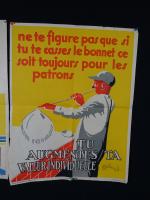 Lot comprenant : 2 affiches Editions Bertrand "Mets les apprentis...