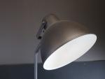 Lampe de salon en métal patiné noir, lumière amovible (H...