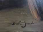 BAIL Joseph (1862-1921) : Le jeune marmiton jouant avec un...