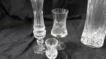 4 vases en cristal de 8 a 30 cm
Voir photos

Lot...