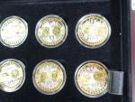 Onze médailles "Europa" en argent 999 millièmes. Allemagne, Autriche, Belgique,...