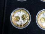 Onze médailles "Europa" en argent 999 millièmes. Allemagne, Autriche, Belgique,...