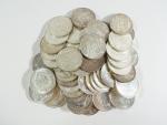 FRANCE : Cinquante et une pièces de 10 francs argent...