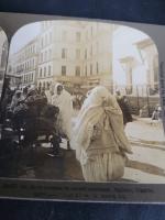 Lot de 6 stéréoscopes avril 1903. 
La rue Andrassy, Budapest, Hongrie.  
Le...