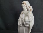 Ancien statuette en porcelaine la Vierge à l enfant fin...