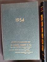 Deux agendas Dunlop de 1955 et 1956, état comme neufs,...