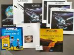 FORD : 9 catalogues grand format
Fiesta « élance » 1996
Scorpio : 3 catalogues identiques...