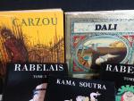 Réunion de 14 livres modernes comprenant : Dali, Le soleil...