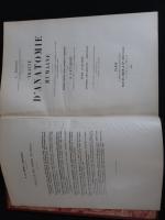 Traité d'anatomie humaine, 8e édition, 5 volumes, usures.