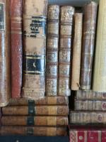 Lot de 28 ouvrages reliés cuir, époque XIXe comprenant :...