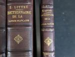 E.LITTRE - Dictionnaire de la langue française, édition J. Bufferne,...