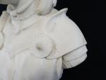 MONY Adolphe (1831-1909) : Buste de Jeanne d'Arc en armure...