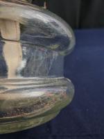 Ancienne lampe à pétrole en verre transparent jamais utilisée LEVENT...