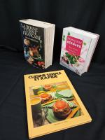 RECETTES DE CUISINE lot de trois livres de cuisine Marie...