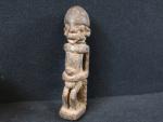 AFRIQUE - MALI. Statuette Dogon en bois sculpté, H. :...