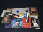 Lot de disques vinyles 33 Tours comprenant : Chopin, Wagner,...