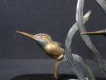 Trois colibris branchés en bronze style Art Deco.
Dimensions totales :...