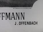 ANONYME
LES CONTES D'HOFFMANN.
Opéra Fantastique en quatre actes, 1881.
J.BARBIER - J....