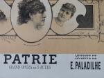 Paul MAUROU (1848 - 1938)
PATRIE !
Opéra en cinq actes.
Poèmes de...