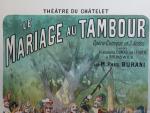 ANONYME 
Théâtre du Châtelet - LE MARIAGE AU TAMBOUR. 1885.
Opéra...