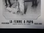 ANONYME
LA FEMME A PAPA
Comédie opérette en trois actes. 1881.
A. MILLAUD...