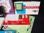 Ensemble de 4 jeux de société comprenant : MONOPOLY, CLUEDO,...