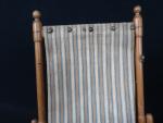 Lot mobiliers bambou début XXéme se composant d'un fauteuil avec...