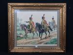 Grammont E « 1809 » Chasseurs à cheval de la Garde. Encre...