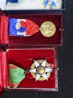 France Lot de 6 décorations, dont Mérite national ; Mérite agricole,...