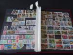 4 albums de timbres de France oblitérés sous forme de...