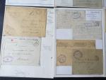 1 chemise noire COLLECTION CROIX-ROUGE 31 lettres GUERRE 1914-1918 Affranchissements...