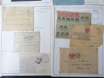 1 chemise noire COLLECTION CROIX-ROUGE 31 lettres GUERRE 1914-1918 Affranchissements...