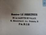 1878 SAGE, enveloppe privée, 15c bleu Mr le Directeur de...