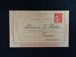 1935. CARTE LETTRE PRIVEE, ENTIER POSTAL, PAIX DE LAURENS, 50c...
