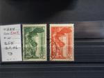 1937. VICTOIRE DE SAMOTHRACE. n°354, 30c vert. n°355, 55c rouge,...
