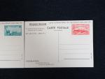 1939. EXPOSITION INTERNATIONALE DE NEW-YORK. CP, Entiers postaux n°43, n°44....