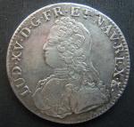 LOUIS XV (1715-1774). Ecu aux lauriers. Troyes 1739. (Dr. 746)....