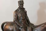 Malissard Georges (1877-1942) « Statue équestre du Maréchal Foch » Cire perdue,...