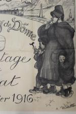 Willette A « Journée du Puy de Dôme, Paquetage du Soldat,...