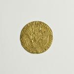 HENRI V (1415-1422). Noble d'or. Le roi de f. dans...