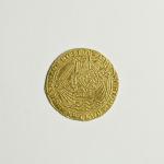HENRI VI. Noble d'or. Londres. 1422-c.1430. Le roi dans une...