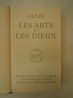 ALAIN. Les Arts et les Dieux. Paris, NRF, Bibliothèque de...