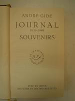 GIDE. Journal. 1939-1949. Souvenirs. Paris, NRF, Bibliothèque de la Pléiade ;...