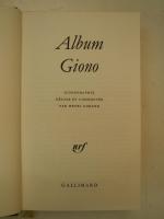 GIONO. Album Giono. Paris, NRF, Bibliothèque de la Pléiade ; in-12,...