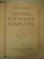 VERLAINE. OEuvres poétiques complètes. Paris, NRF, Bibliothèque de la Pléiade ;...