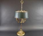 Lampe bouillotte de style Empire en bronze, la base à...