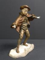 RUFFONY O. (XIX' - XX') ; Le petit patineur. Bronze...
